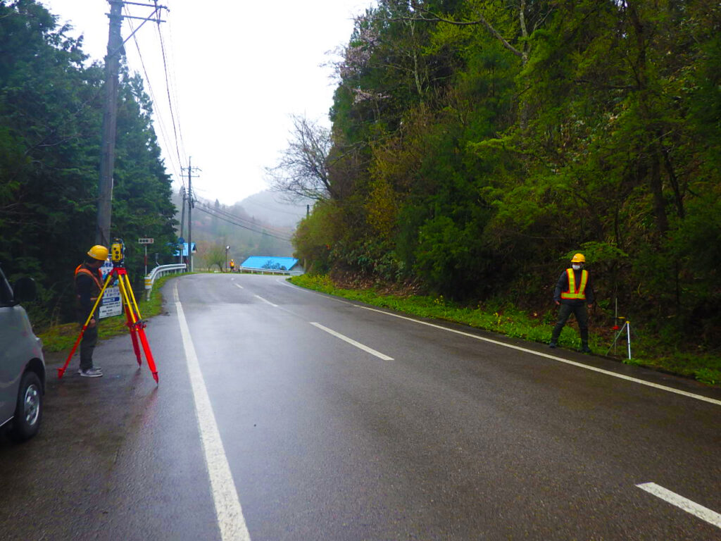 道川工区_基準点測量